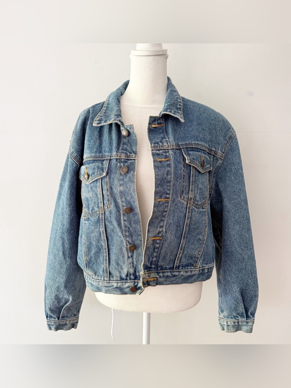 Vintage Gap Women 90s 100% Cotton Denim‎ Jacket Medium Classic Timeless Capsule